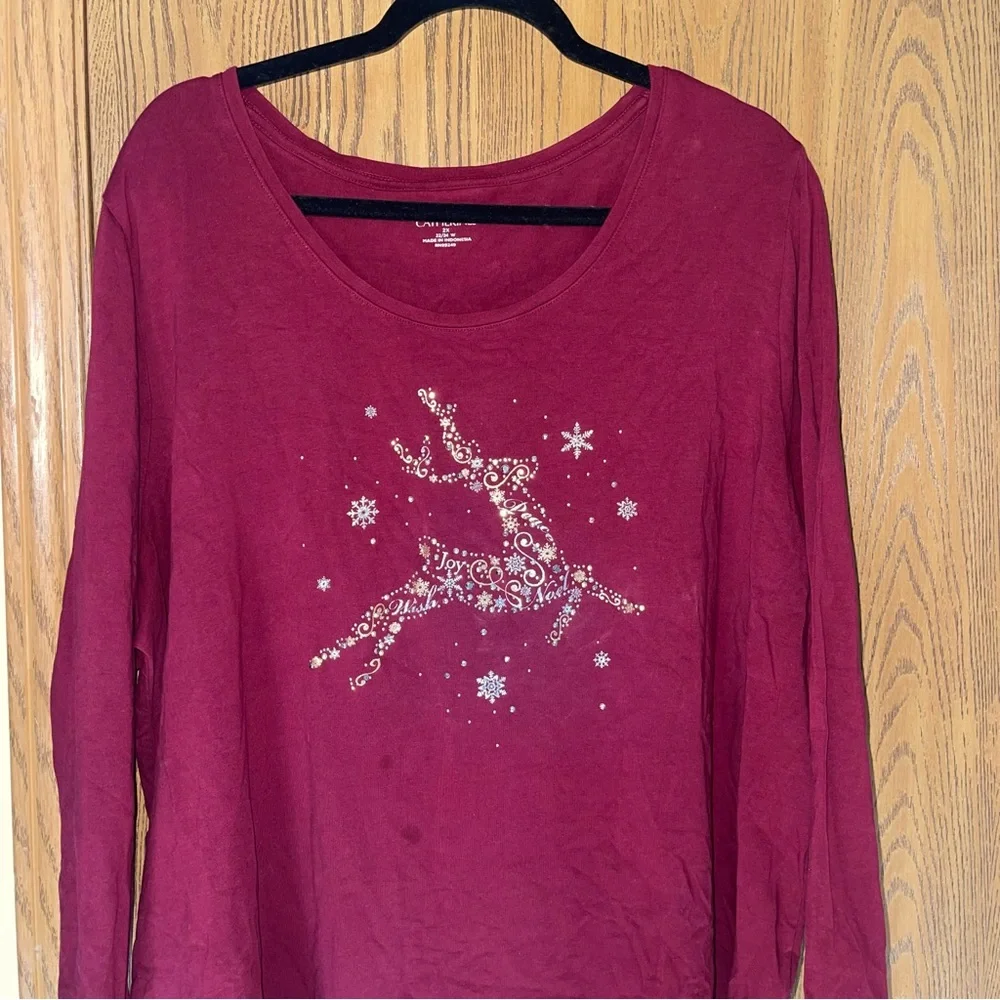Catherine’s Christmas top - Picture 2 of 3